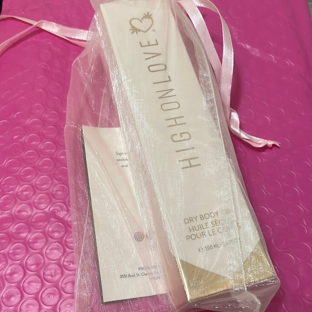 High on Love dry body oil!  New in box!  3.4 fl Oz